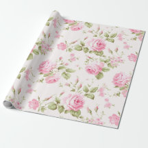 Emballage cadeau en vaporisateur de rose rose
