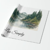 Emballage Cadeau Forêt Paisible (Déroulé)