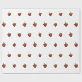 Emballage Cadeau Fraises Mignonnes  (Plat)