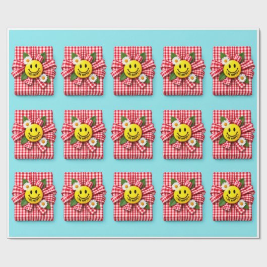 Emballage cadeau Gingham Be Happy (Plat)