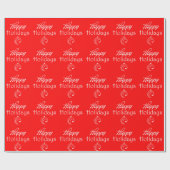 Emballage Cadeau Joyeuses Fêtes (Plat)