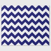 Emballage cadeau Marine et White Zigzag (Plat)
