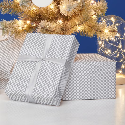 Emballage Cadeau Moderne Noël Motif Gris (Vacances)
