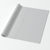 Emballage Cadeau Moderne Noël Motif Gris (Déroulé)