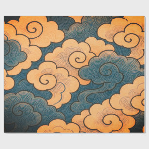 EMBALLAGE CADEAU NUAGES JAPONAIS 
