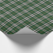 emballage cadeau papier à envelopper vert Tartan d (Coin)