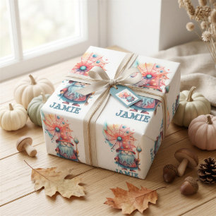 Emballage cadeau personnalisé de petit magicien po