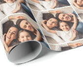 Emballage cadeau photo personnalisé – Papier perso (Coin rond)