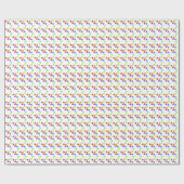 Emballage cadeau – Points de couleur aléatoires (Plat)