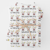 emballage cadeau pour bébé, aussi pour les triplet (En situation)