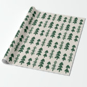 Emballage Cadeau Sapin de Noël Minimaliste Scandin (Déroulé)