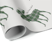 Emballage cadeau Tartan Custom Moose Island (Coin rond)