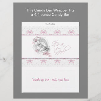 Emballage de bonbons pour Baby Shower Rose