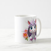 emballage de mug bébé licorne mignon 3d, conceptio (Devant droit)