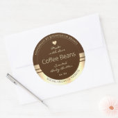 Emballage de produits de luxe Étiquette Dark Brown (Enveloppe)