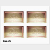 Emballage de produits modernes Étiquette Océan Bro (Feuille)