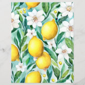 Emballage de savon citron (Dos)