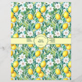 Emballage de savon citron (Devant)