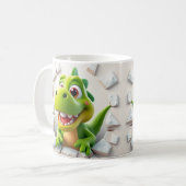 Emballage de tasse en dinosaure 3d mignon, enrobag (Devant gauche)