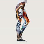 Emballage de tigre - Leggings sur impression (Droite)