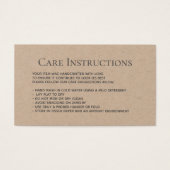 Emballage de vêtements de lavage Kraft (Devant)