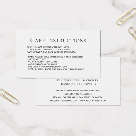 Emballage de vêtements de lavage modifiable (Bureau)
