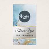 emballage en marbre rose bleue (Devant)