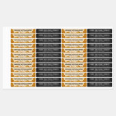 Emballage Étiquette de produit de miel moderne Tam (Feuille)