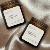 Emballage minimaliste simple cosmétique étiquette