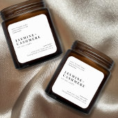 Emballage minimaliste simple cosmétique étiquette