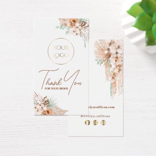 emballage tropical beige et menthe insérer (Bureau)