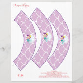 Emballages de cupcake de sirène, emballage de cupc (Devant)