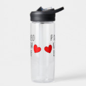 Emballé avec une bouteille d'eau d'amour (Gauche)