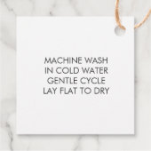 Emballé d'amour, étiquette cadeau artisanale, Kraf (Dos)