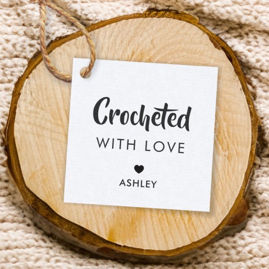 Emballé d'amour, étiquette cadeau artisanale, Kraf