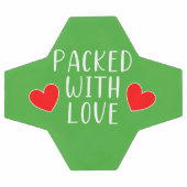 Emballé de balle de soccer d'amour (Plat)