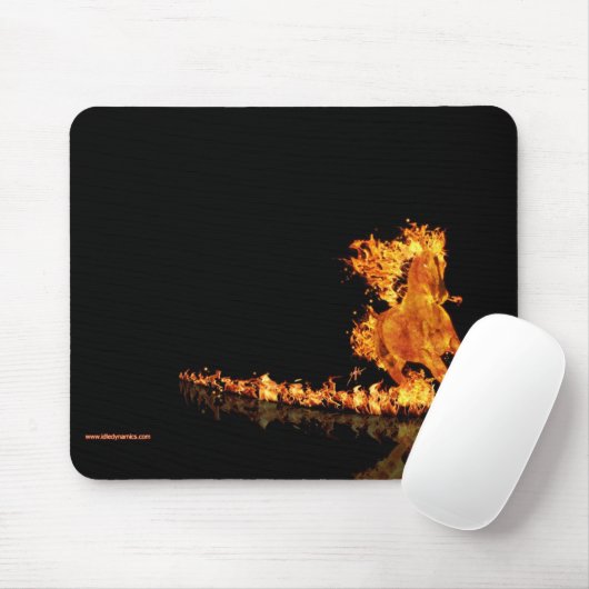 Emballez le feu - tapis de souris (Avec souris)