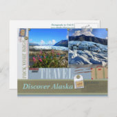 Emballez vos sacs à la carte postale de l'Alaska (Devant / Derrière)