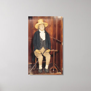Embalmed body van Jeremy Bentham Canvas Afdruk