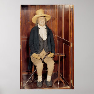 Embalmed body van Jeremy Bentham Poster