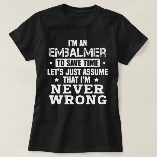 Embalmer T-shirt (Design voorkant)