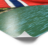 Embarcadère en Norvège photo print (Coin)