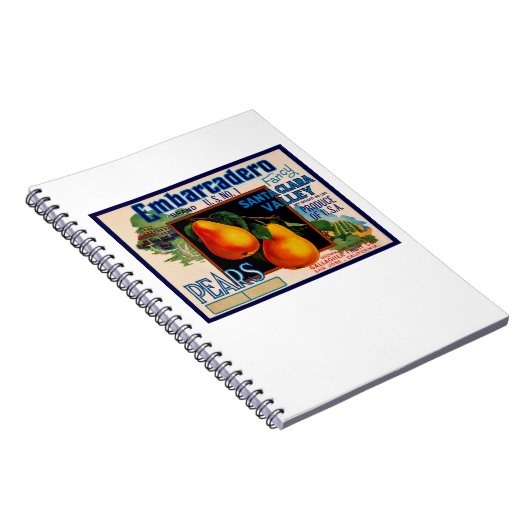 Embarcadero Pears Notitieboek (Rechterzijde)