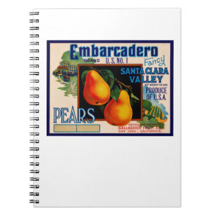 Embarcadero Pears Notitieboek