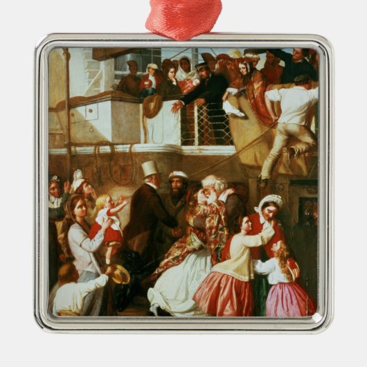 Embarkation Scene Metalen Ornament (Voorkant)