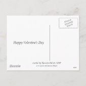 Embarquez autour de la carte postale Valentine (Dos)