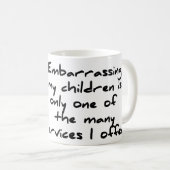 Embarras de ma tasse d'enfants pour le papa (Devant droit)