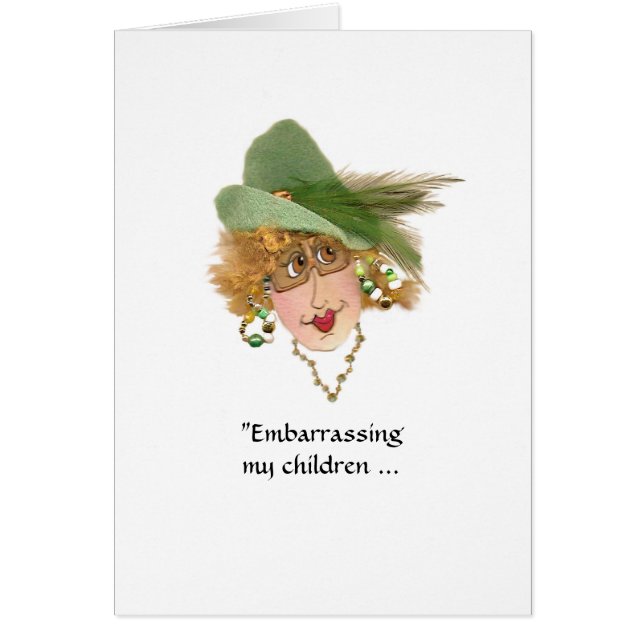 Embarrassing My Children Whimsical Lady (Voorkant)