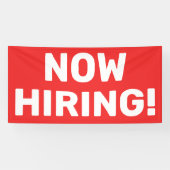 Embauche de bannière (Horizontal)