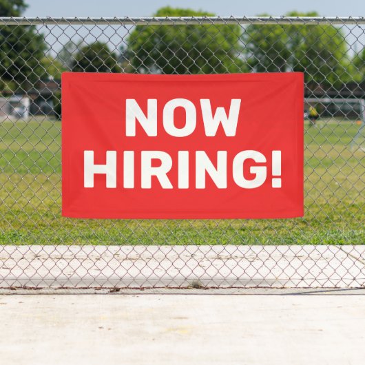 Embauche de bannière (En situation)